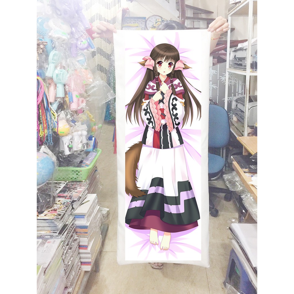 Gối ôm Ulutieh Utawarerumono 1mx40cm (Tặng 1 poster hoặc 1 huy hiệu)