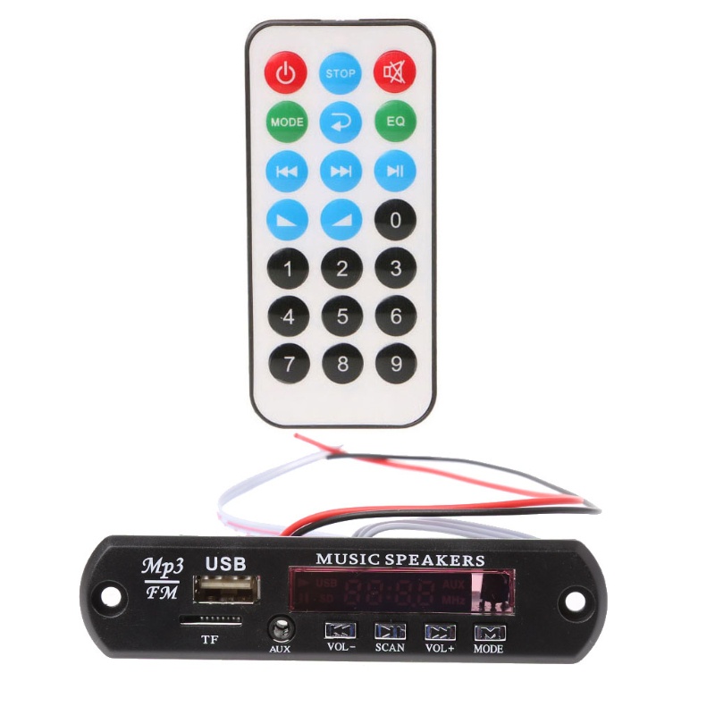 Bảng Mạch Khuếch Đại Tín Hiệu Âm Thanh USB TF FM Radio