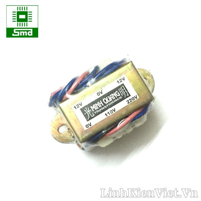 Biến áp đối xứng 12V (350mA)
