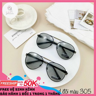 Kính mát thời trang nam đổi màu cao cấp pink glasses ms305