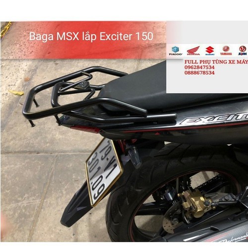 baga sau MSX lắp Exciter 150 hầm hố cho xế yêu - Vindecal BD