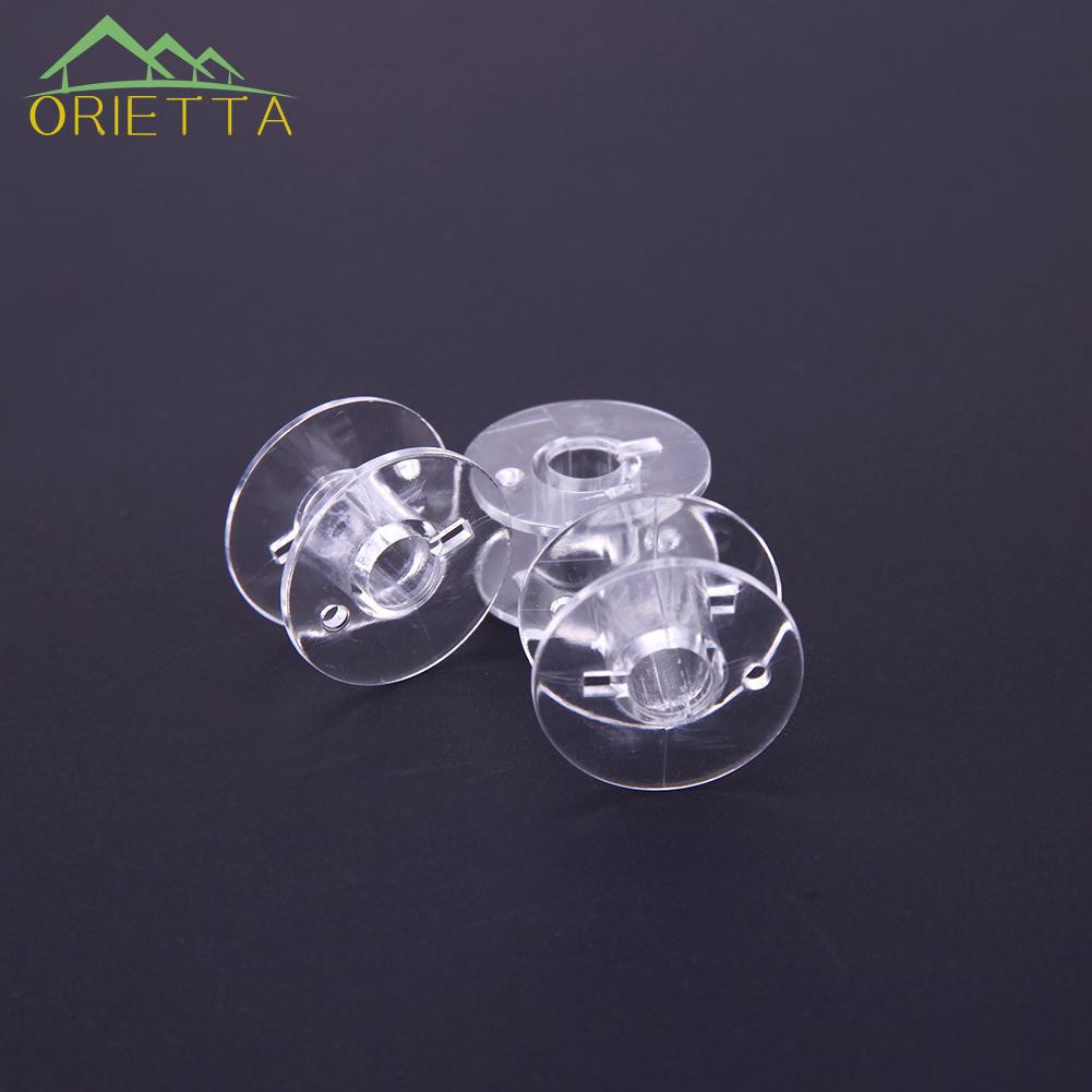 Bộ 50 ống cuốn chỉ trong suốt bằng nhựa dùng cho máy may