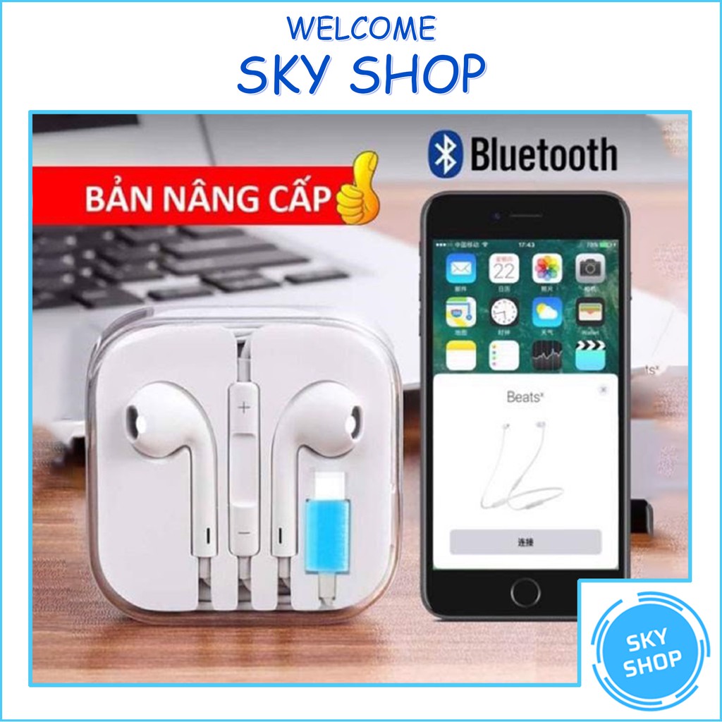 Tai Nghe Cổng Lightning Hiển Thị Cửa Sổ Tự Kết Nối Bluetooth ip7/8/7plus/8plus/X/Xs/11/12/pro/plus/promax - Sky Shop