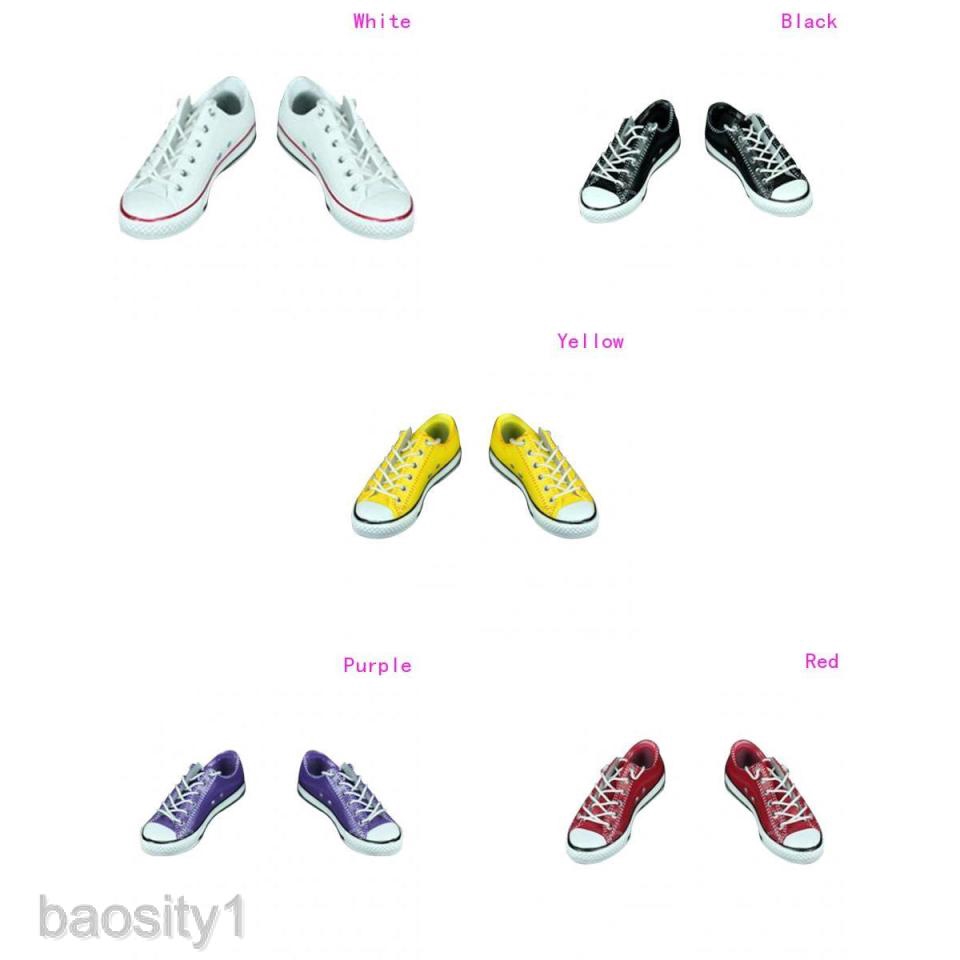 Giày Thể Thao Vải Canvas Cho Mô Hình Búp Bê 12 &quot;