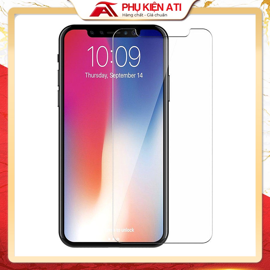 Kính cường lực iPhone Trong suốt, Không viền,Không full- Full mã ip 6/6s đến ip 13 ProMax - Phụ kiện ATI