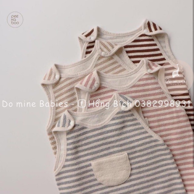 ( Mùa Đông cho bé ) Túi ngủ giữ nhiệt ấm áp trần bông mỏng phiên bản Hàn QC cao cấp sịn sò đã có sẵn nhà Domine