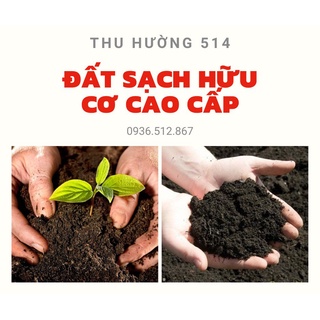 1kg đất sạch hữu cơ-vi sinh cao cấp trồng rau-hoa-cây cảnh
