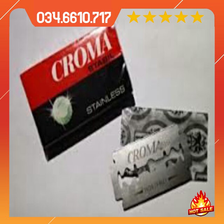 Sỉ hộp 10 lưỡi lam croma cao cấp