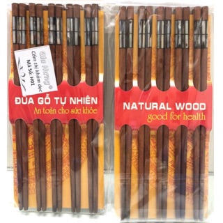 Đũa gỗ Việt Nam Set 10 đôi