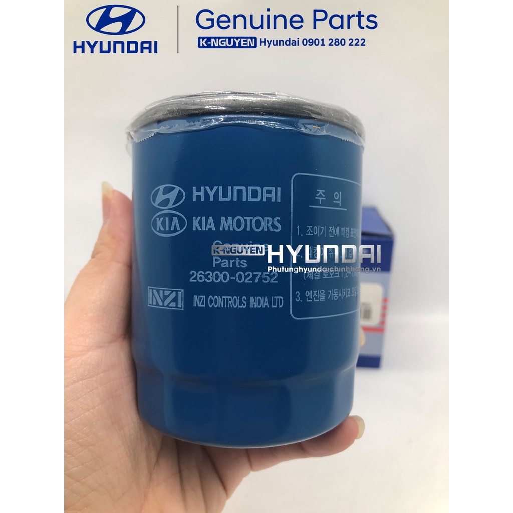 Lọc nhớt, lọc dầu động cơ Hyundai i10 Grand, Kia Morning | Mã: 2630002752