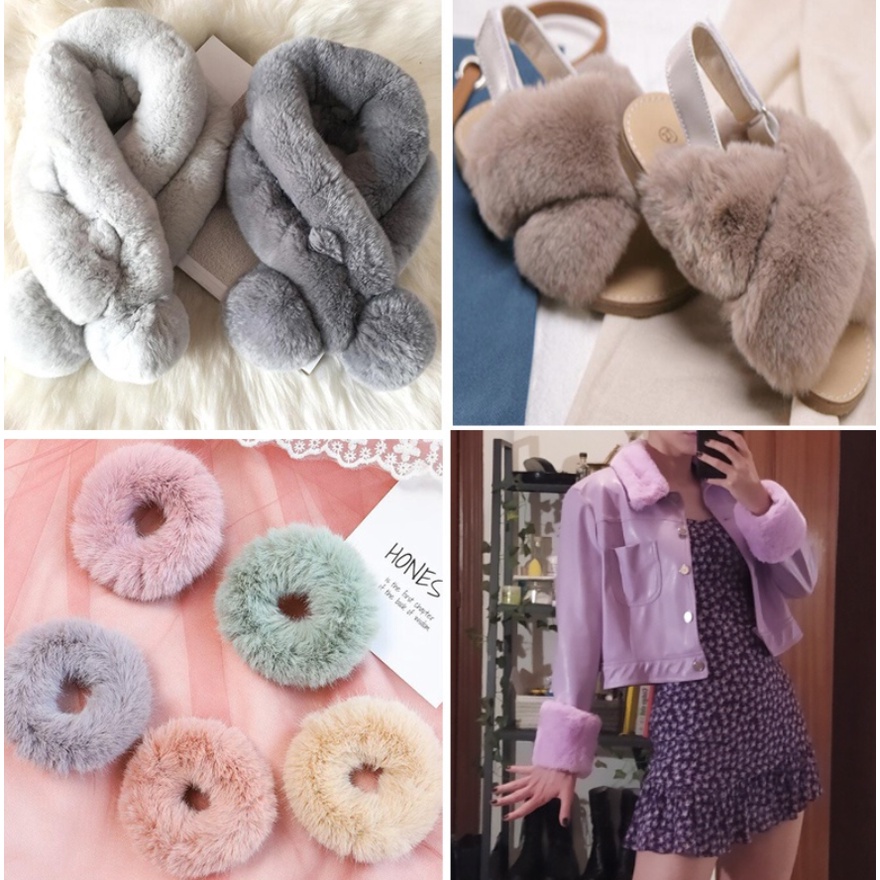 [ Tổng hợp ] Vải lông thú nhân tạo may áo khoác, chụp ảnh, thảm lông trắng ngà và trắng tinh siêu mềm mướt 5075 gấu dâu