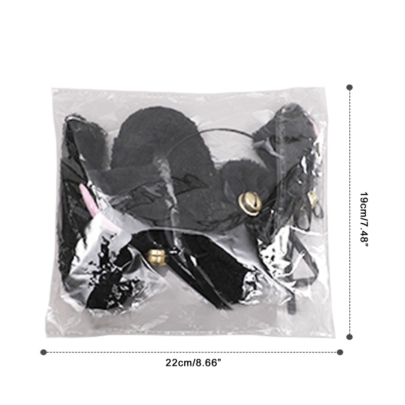 Băng Đô Tai Mèo Bông Hóa Trang Anime Đáng Yêu