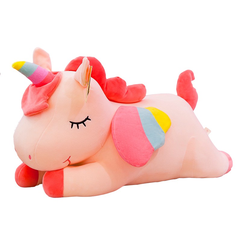 Gấu bông Unicorn kỳ Lân ngựa pony 1 sừng siêu Đáng Yêu