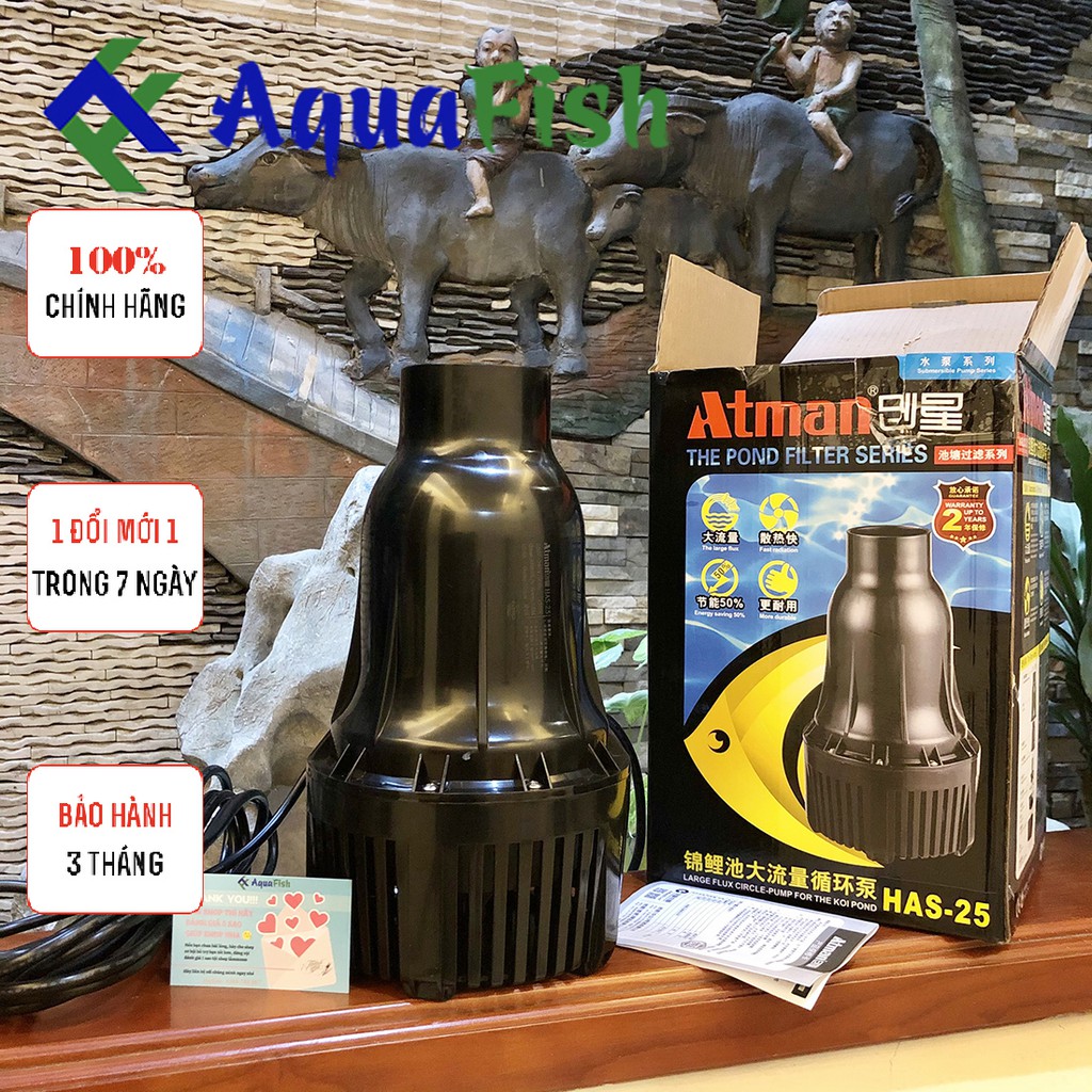 Máy Bơm Chìm Cho Hồ Cá Koi Atman HAS 20- HAS 35 (bơm tạt, thổi luồng hồ cá Koi)