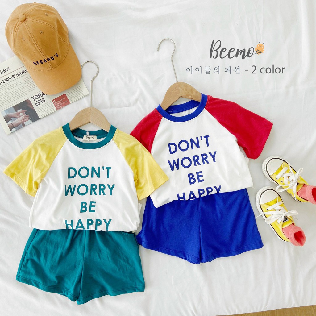 Bộ thể thao tay phối dành cho bé trai / bé gái - Set thể thao năng động cho bé - Sukids Store chuyên quần áo trẻ em