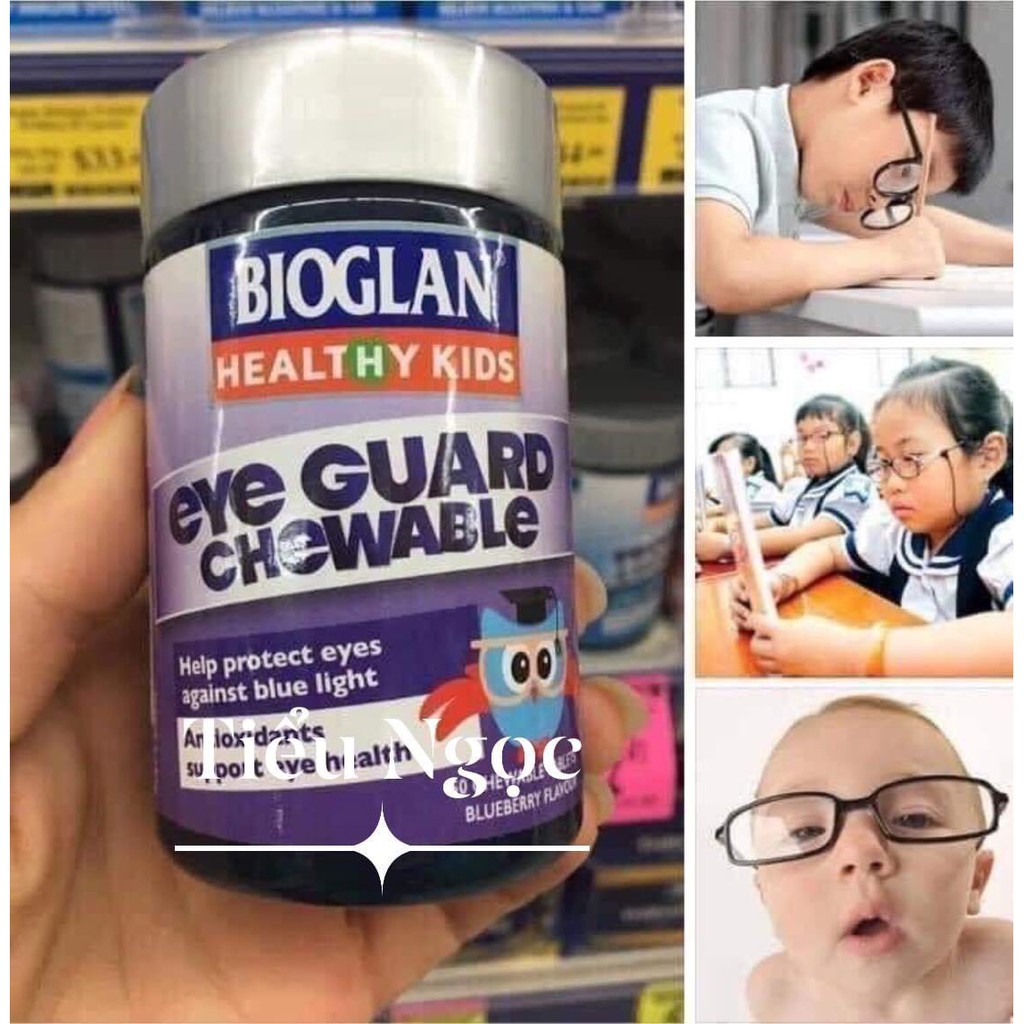 Bổ mắt viên nhai cho bé Biogland Úc