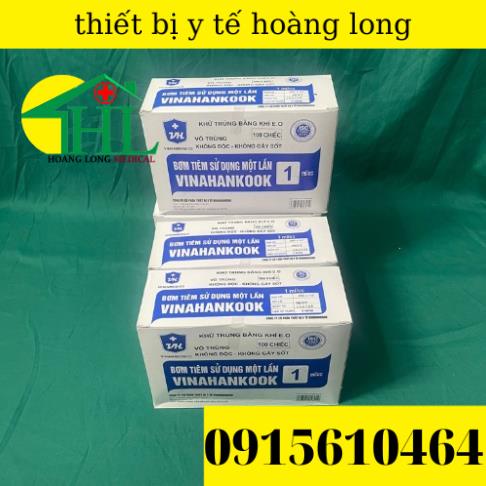 Bơm tiêm 1 lần Vinahankook 1ml