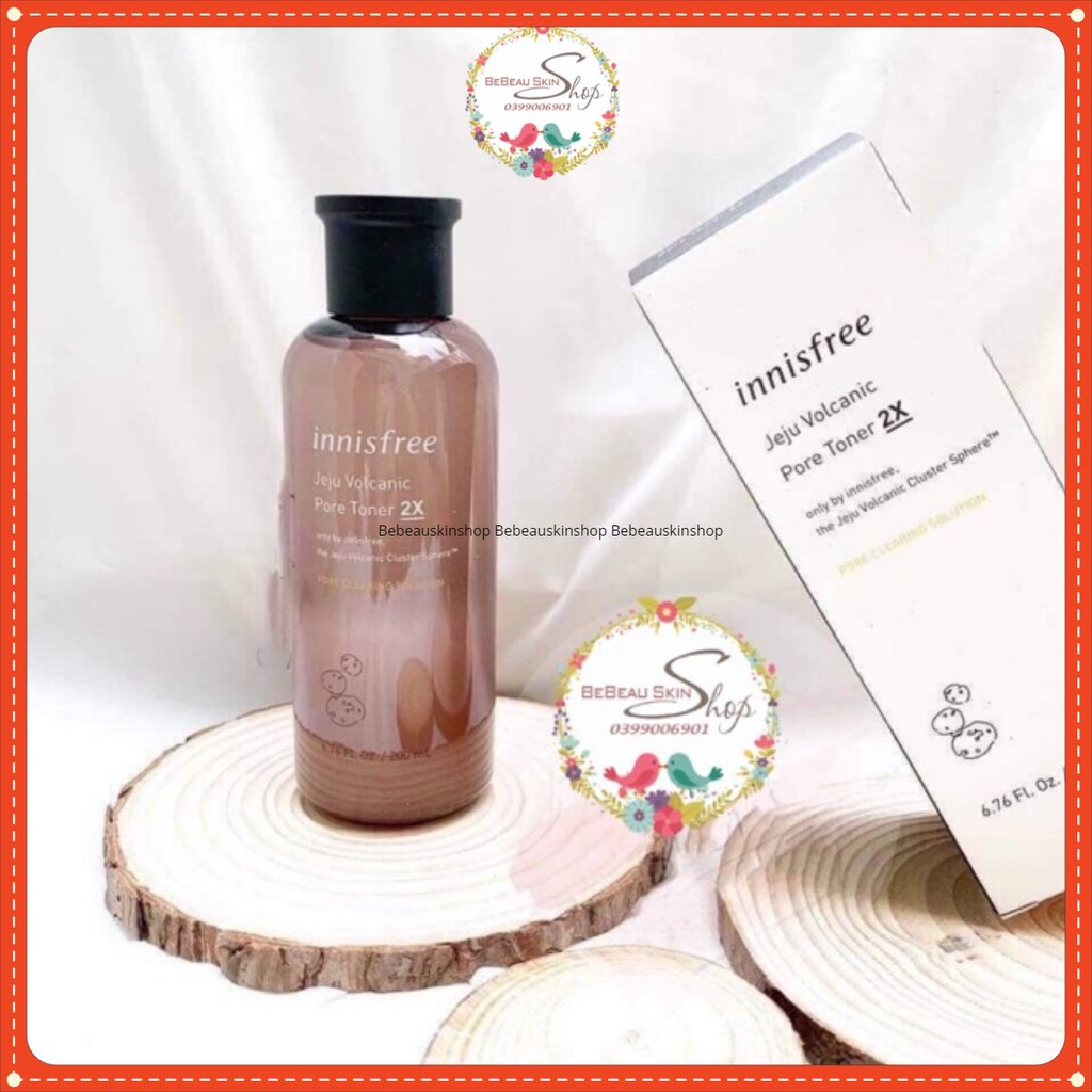 NƯỚC HOA HỒNG INNISFREE JEJU VOLCANIC PORE CLAY TONER 2X 2019