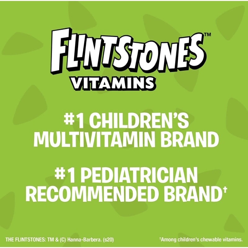 Kẹo dẻo viên nhai vitamin tổng hợp cho bé Flintstones Multivitamins 160viên USA