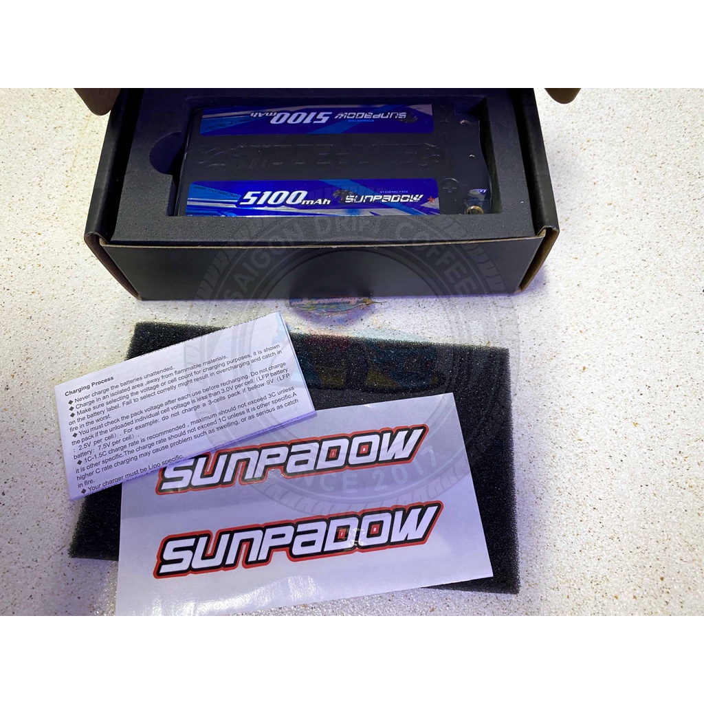Pin ShortCase SUNPADOW 2s 7.4V 5100mAh 100C