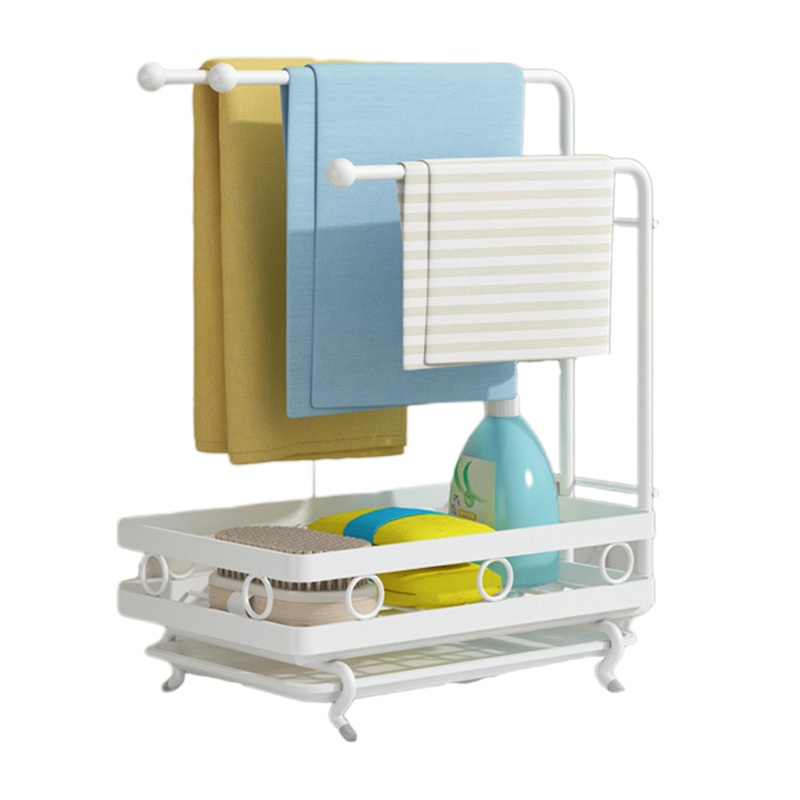 Giá Đỡ Mút Rửa Chén Có Lỗ Thoát Nước Tiện Dụng Cho Nhà Bếp