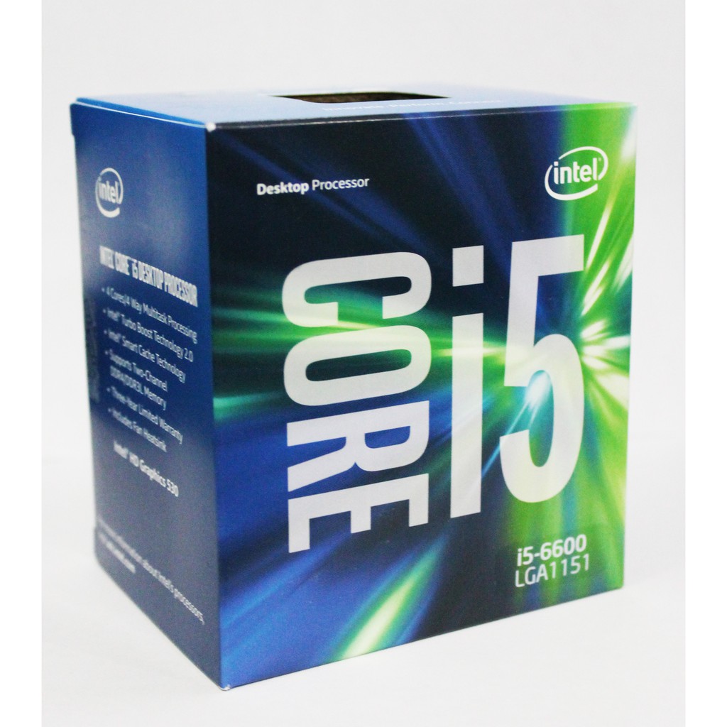 CPU bộ VXL intel corre i5-6600