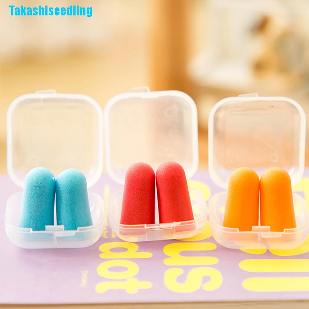 (Hàng Mới Về) 1 Cặp Nút Bịt Tai Hỗ Trợ Chống Ồn Tiện Lợi