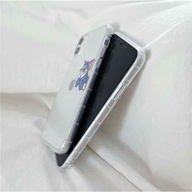 Ốp điện thoại mềm họa tiết tom và jerry cho iphone 11 promax 6s 7 8 plus iphone 12 pro max x xr xs max 7plus 8plus | BigBuy360 - bigbuy360.vn