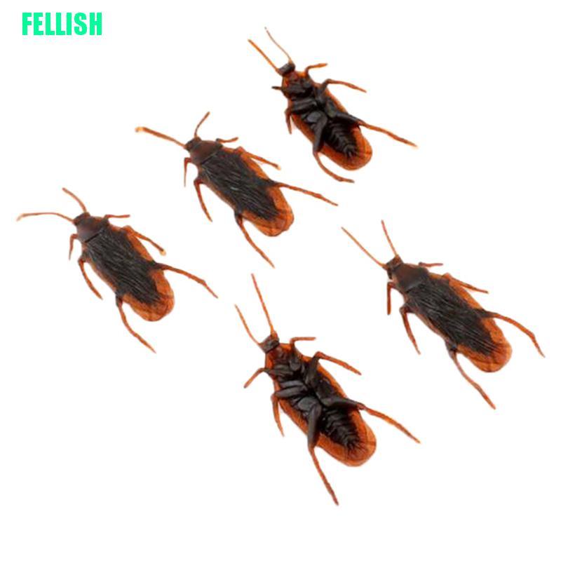 Set 10 Mô Hình Con Gián Giả Bằng Cao Su Độc Đáo Sống Động