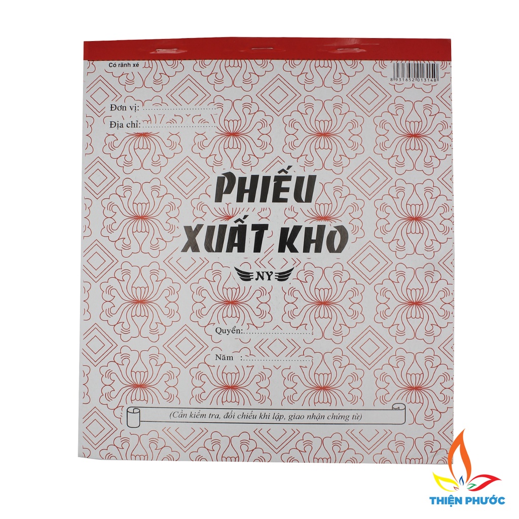 Phiếu xuất nhập kho A4 3 liên 25x20mm, Xấp 150 tờ SUKADO