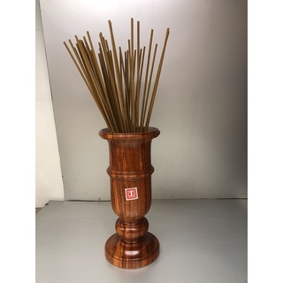 Ống để nhang bằng gỗ hương đá loại vân gỗ đẹp loại 1 DA159- Đồ thờ Tịnh Phương