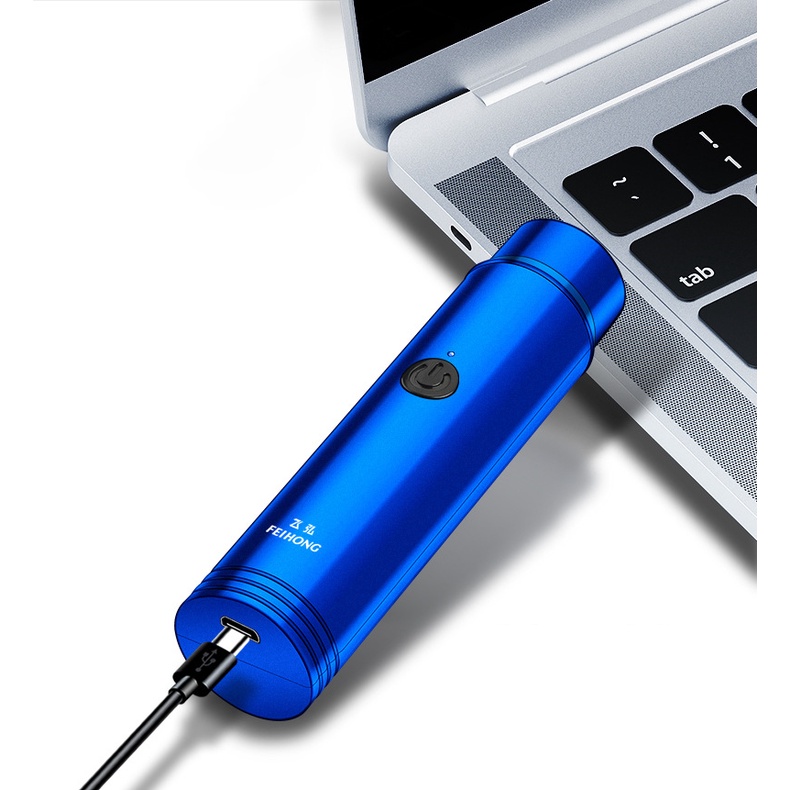Máy Cạo Râu Điện Mini Cho Nam, Dao Cạo Điện Cầm Tay Dao Cạo Cơ Thể Mặt Có Thể Sạc Lại USB