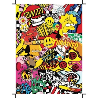 Decal poster dán tường coffee cổ điển