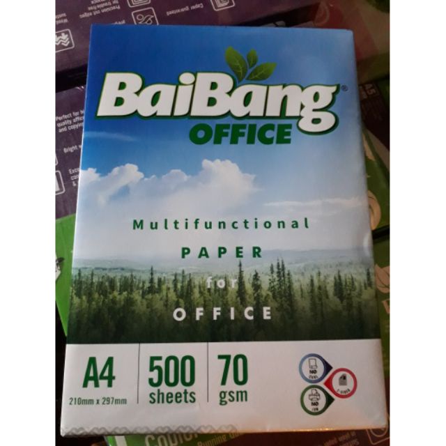 00Giấy A4 Bãi Bằng Office 70gsm (500 tờ)