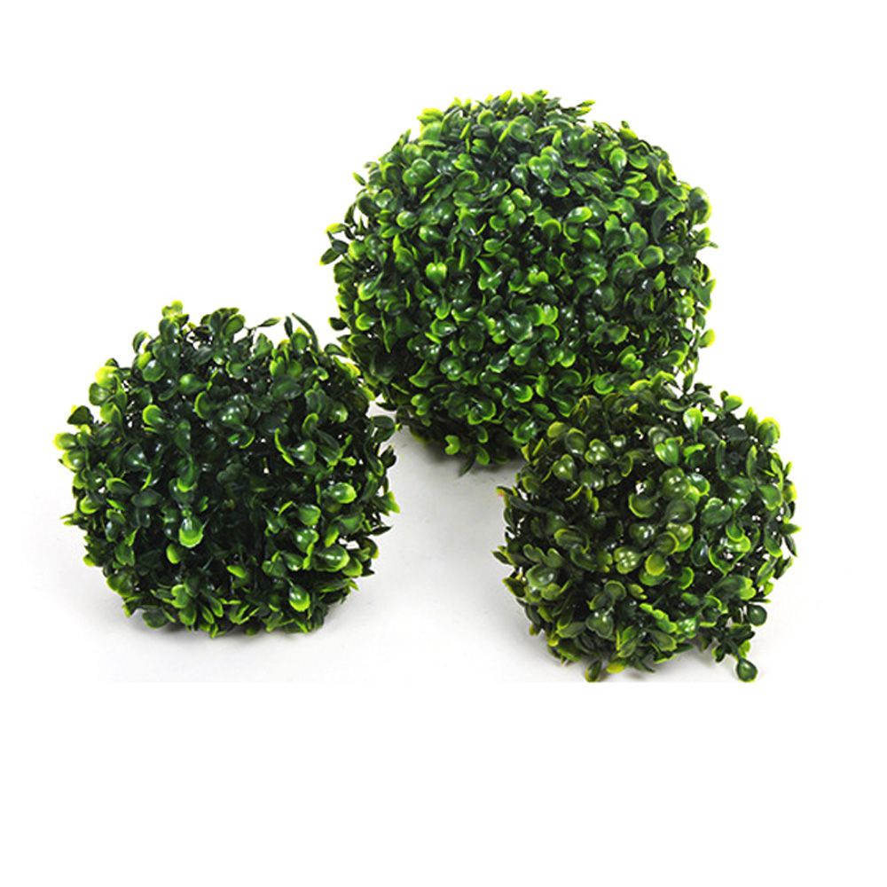 MXMIO Hanging Leave Ball Green Artificial Plant Grass Ball Party Yard Simulate Plastic Home Hotel Garden Decoration