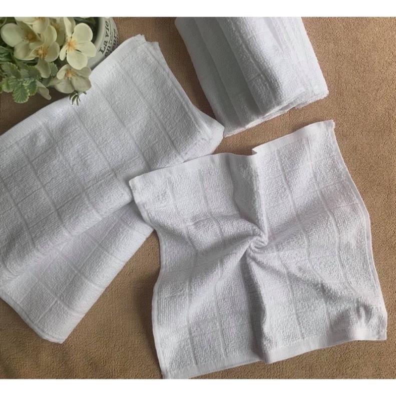 KHĂN LAU CÂN LAU BÁT, LAU CỐC, KHĂN ĂN - 100% cotton (1kg 60 chiếc)