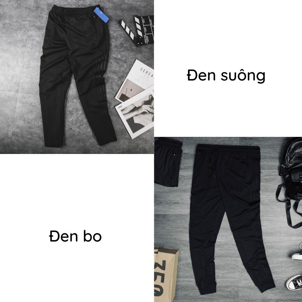 Quần Jogger nam nỉ thể thao 3 sọc dài ống bo cao cấp vải mềm mịn có túi khóa kéo thời trang ARIOSO QDN02