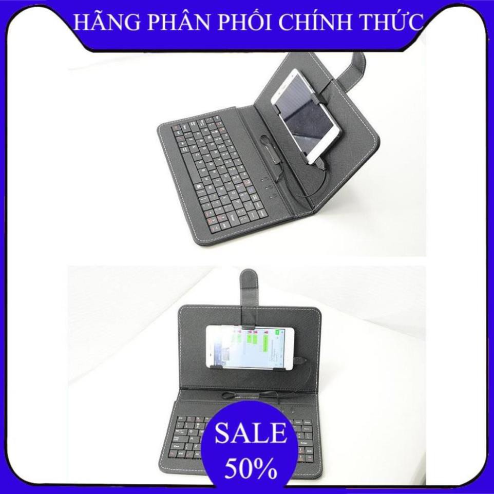 Bao da + bàn phím điện thoại kết nối cổng micro usb xem phim chơi game cực tiện lợi  - Bảo hành úy tín 1 đổi 1