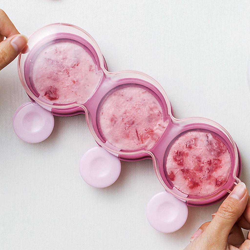 Khuôn Làm Kem Que Bằng Silicone Dễ Tháo Rời Tiện Dụng