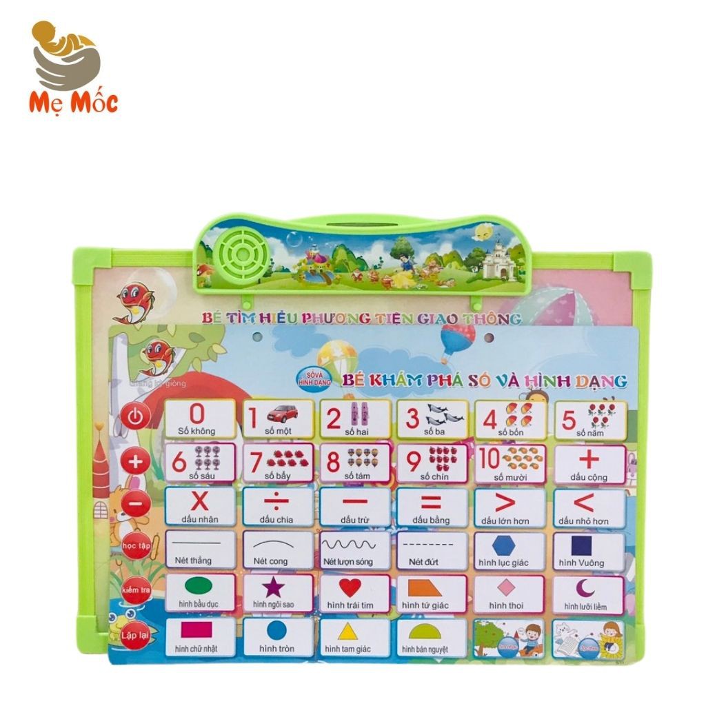 Bảng Học Điện Tử Thông Minh 5 tờ giúp con phát triển toàn diện
