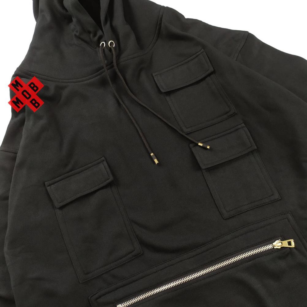 HOT- Áo hoodie nam túi hộp oversize unisex cực chất