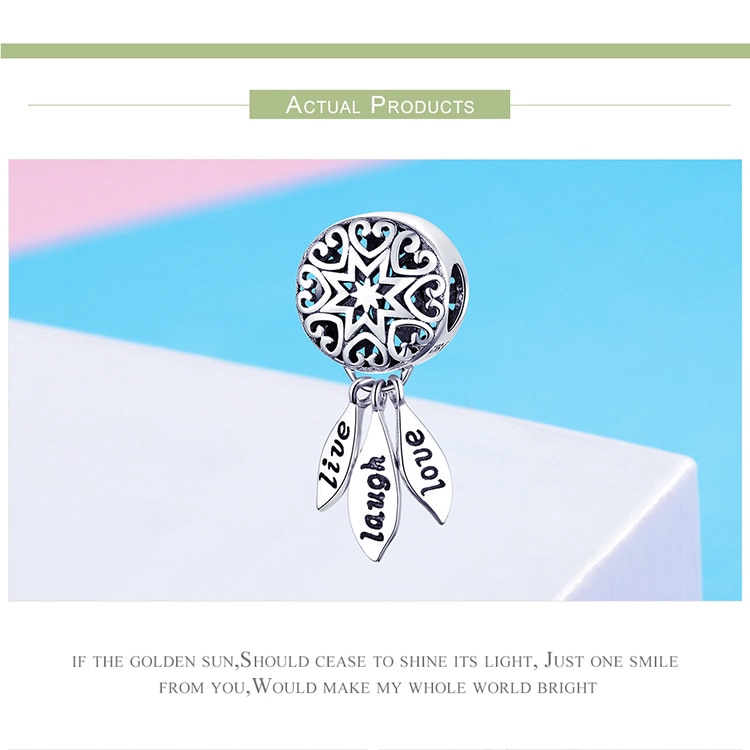 Bamoer Dây Chuyền Bạc 925 Mặt Dream Catcher Phong Cách Vintage Thời Trang