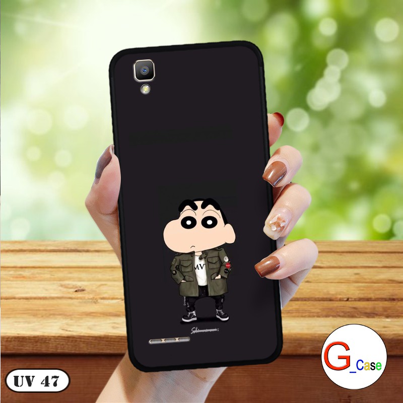 Ốp điện thoại OPPO A35/ F1 lưng nhám viền cao su dẻo in hình