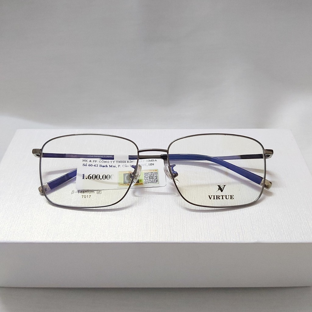 Gọng kính Nhật VIRTUE titanium