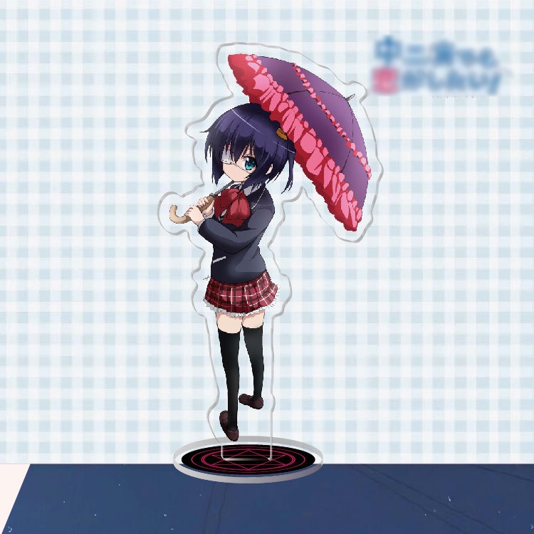 Standee IN HÌNH Chuunibyou demo Koi ga Shitai! Tuổi mới lớn mộng mơ tượng acrylic anime mica chibi trưng bày