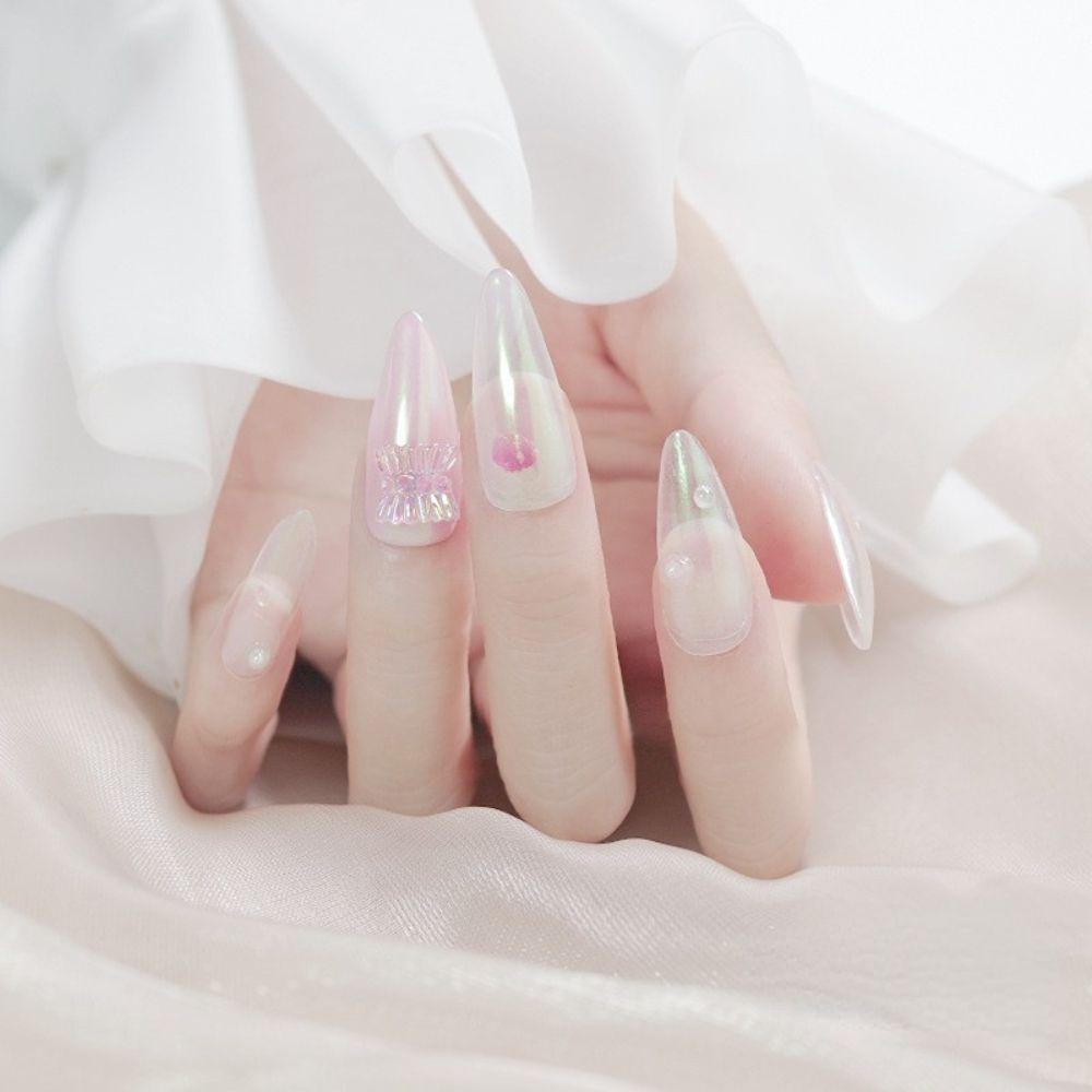 Vật Liệu Trang Trí Móng Tay 3D DIY Hình Kẹo Mút Và Bướm Cho Nữ