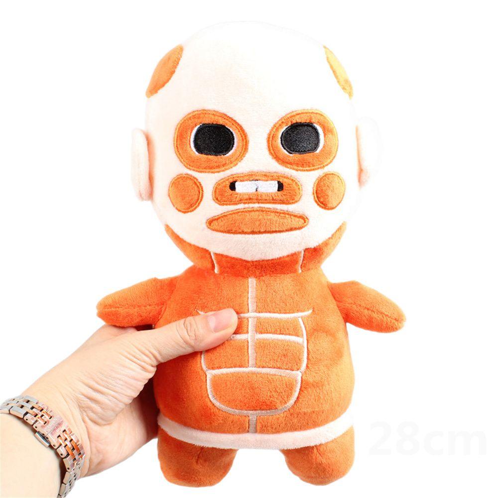REBUY1 Đồ chơi nhồi bông Hình Nhân Vật Trong Phim Attack On Titan Mềm Mại 28cm