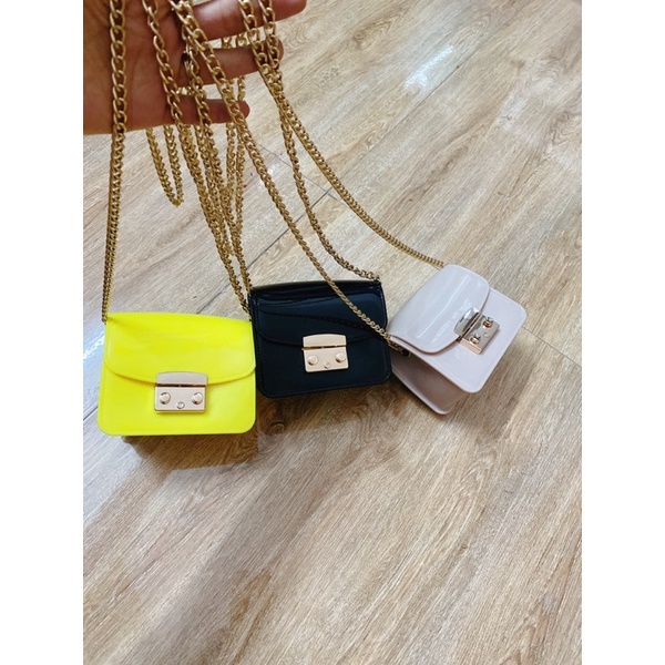 túi mini size 13cm chất silicon Rosabeli