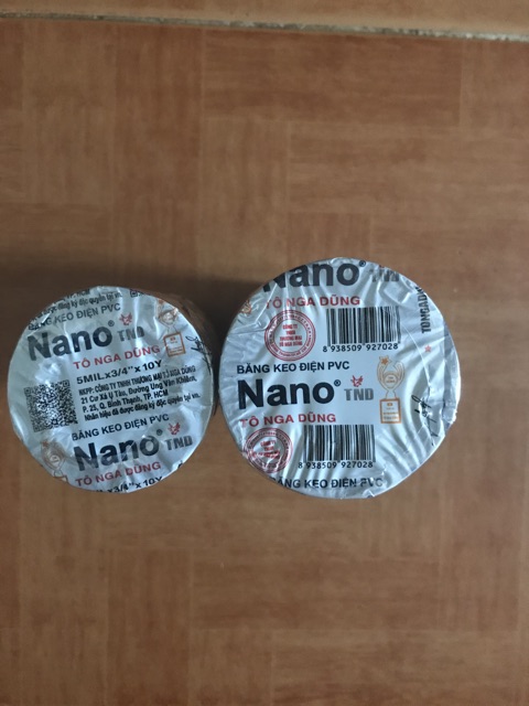 Băng dính điện, băng keo điện đen nano TÔ NGA DŨNG