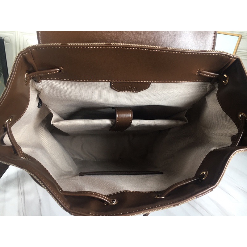 Balo thời trang nam thương hiệu Gucci GC da thật cao cấp phối vải